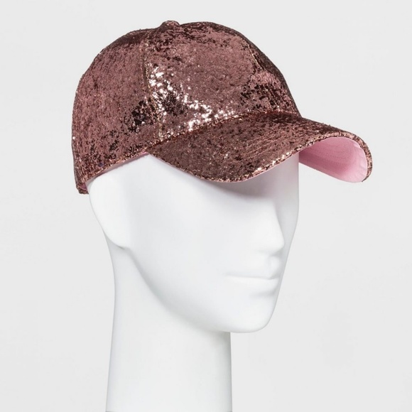 glitter ball cap
